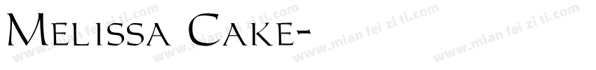 Melissa Cake字体转换